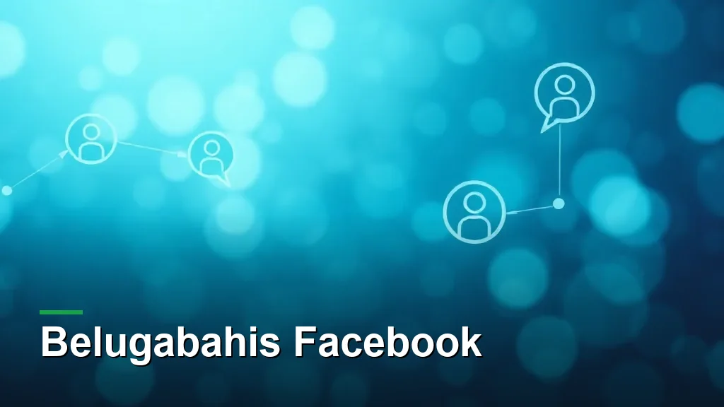 Belugabahis Facebook: sosyal ağ topluluk konsepti
