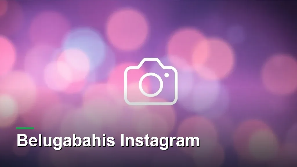 Belugabahis Instagram: sosyal medya görsel paylaşım konsepti