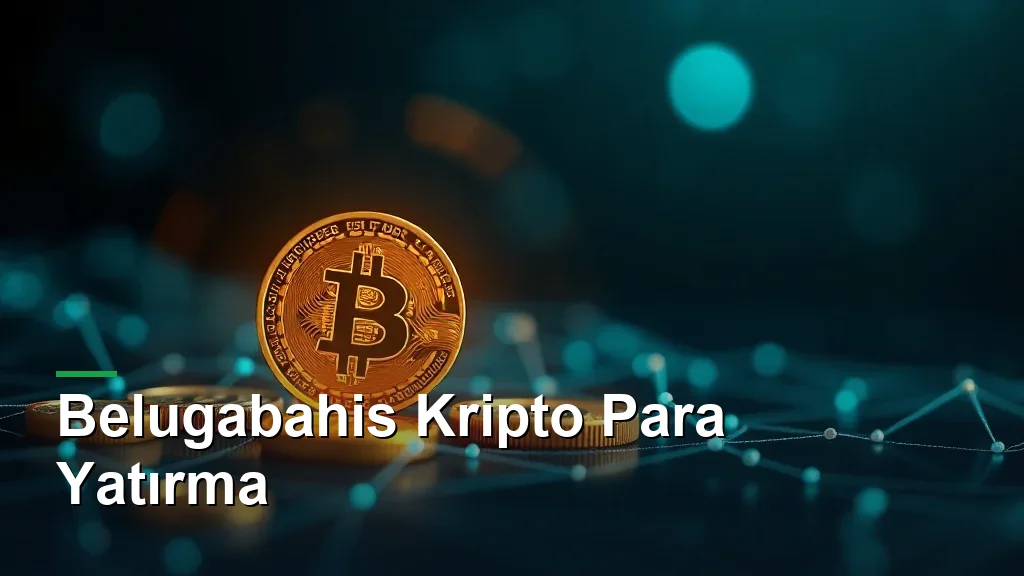 Belugabahis kripto para yatırma: altın kripto paralar ve blok zinciri